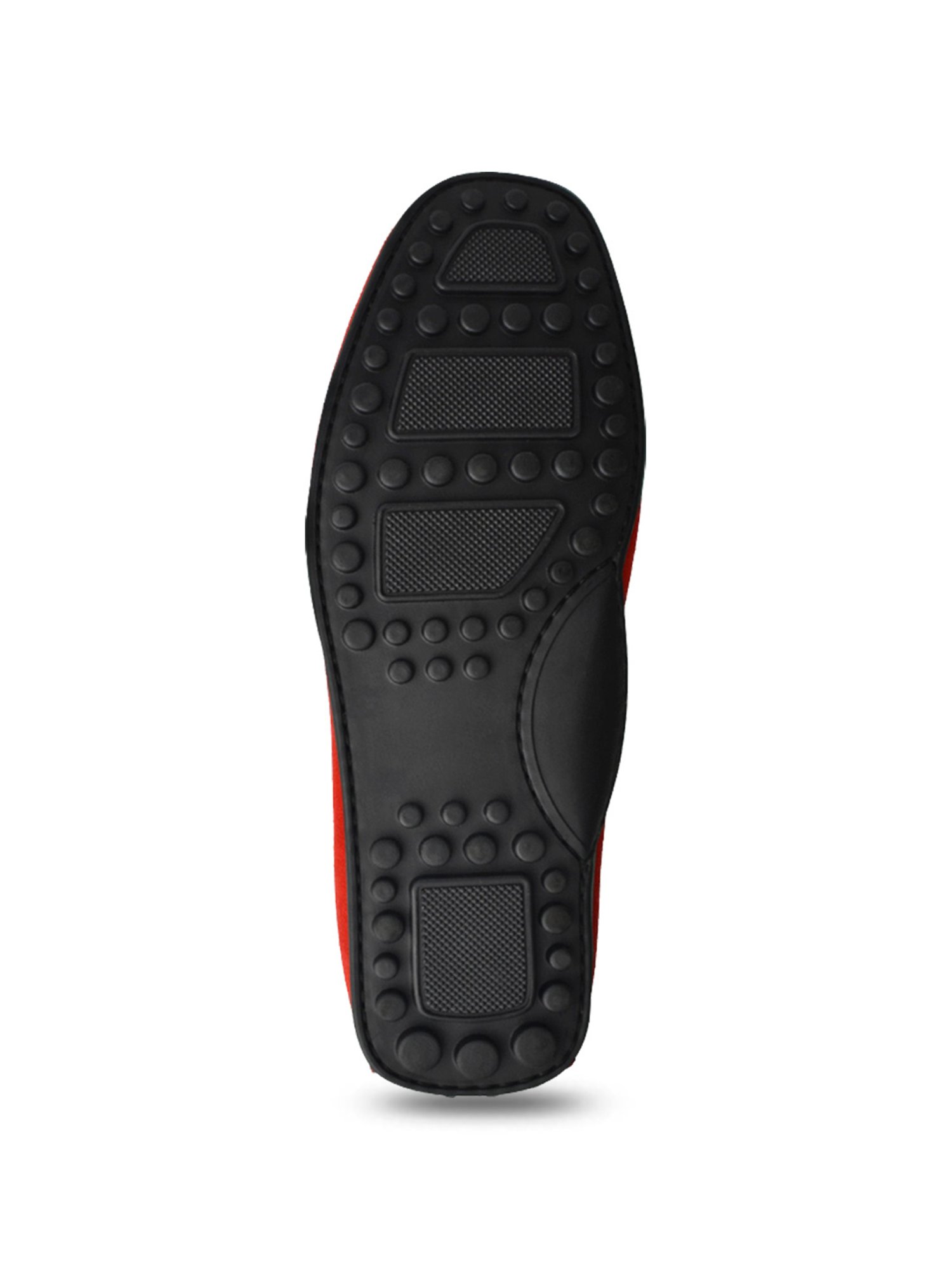 Language Shoes Men's Alfred Driver Red Loafers