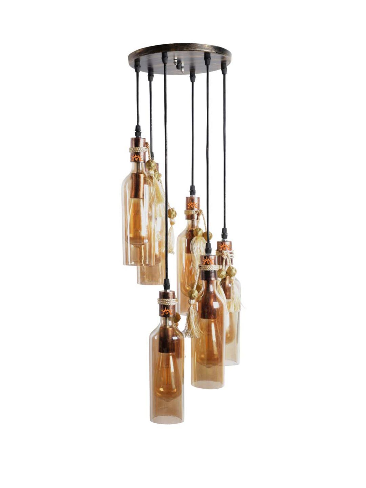 DecorativeRay Transparent Hanging Light - Set of 1