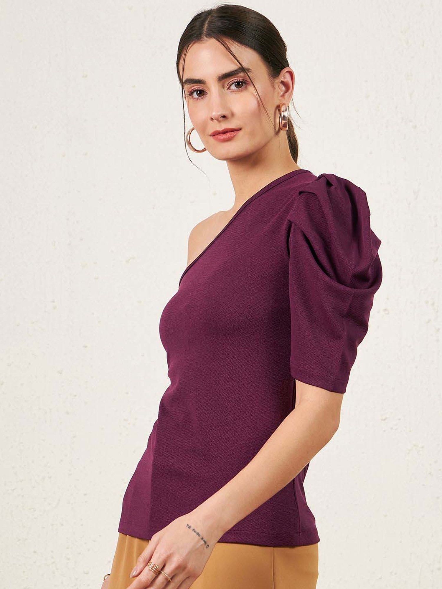 Rare Purple Regular Fit Top