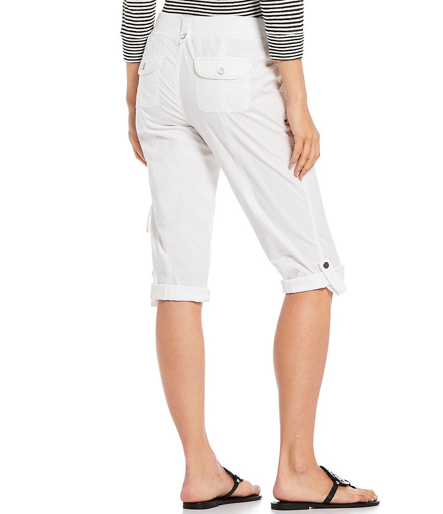 Intro The Poppy Roll-Tab Hem Capri Pants