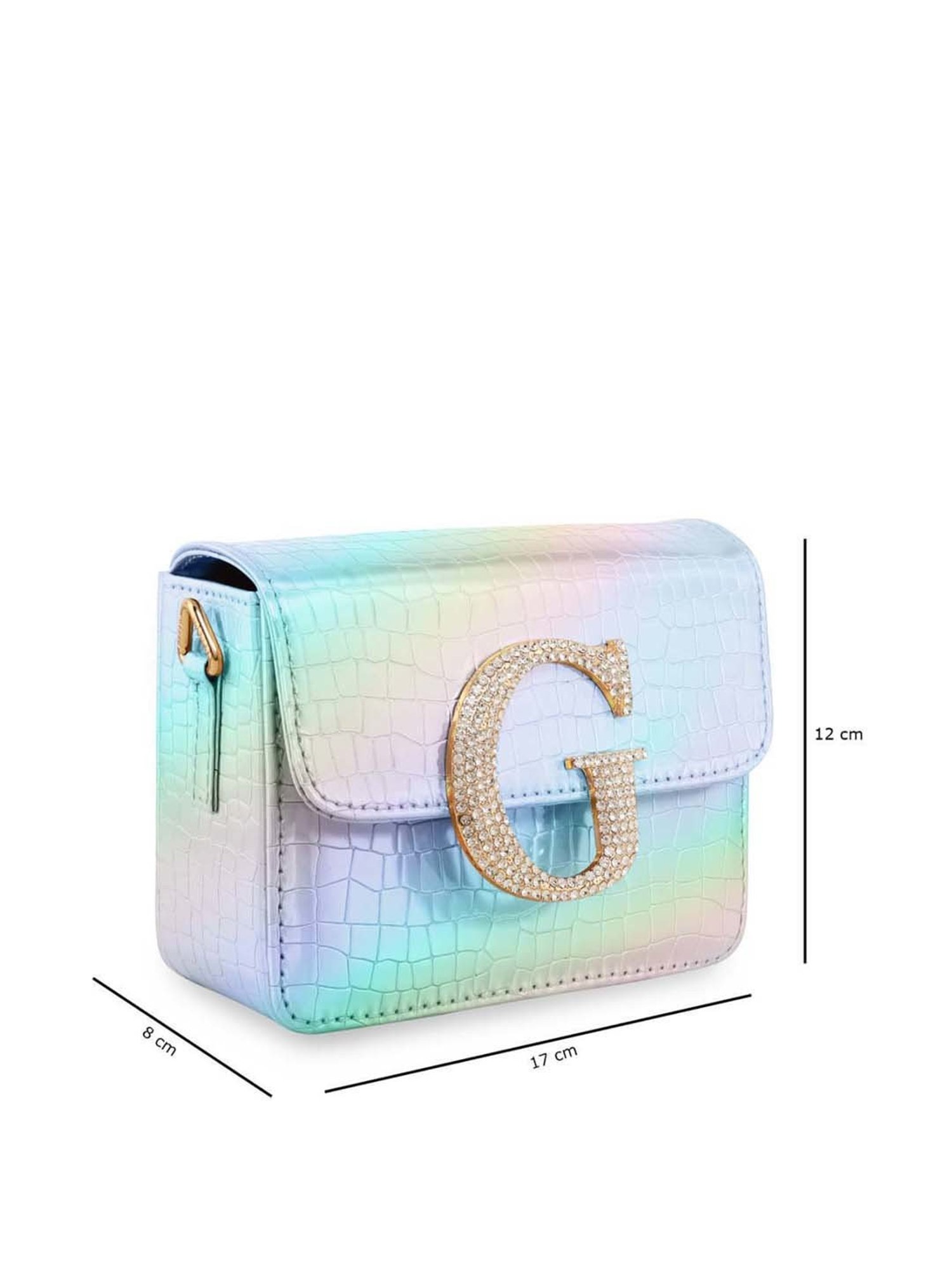 Esbeda Multicolor Textured Small Sling Handbag