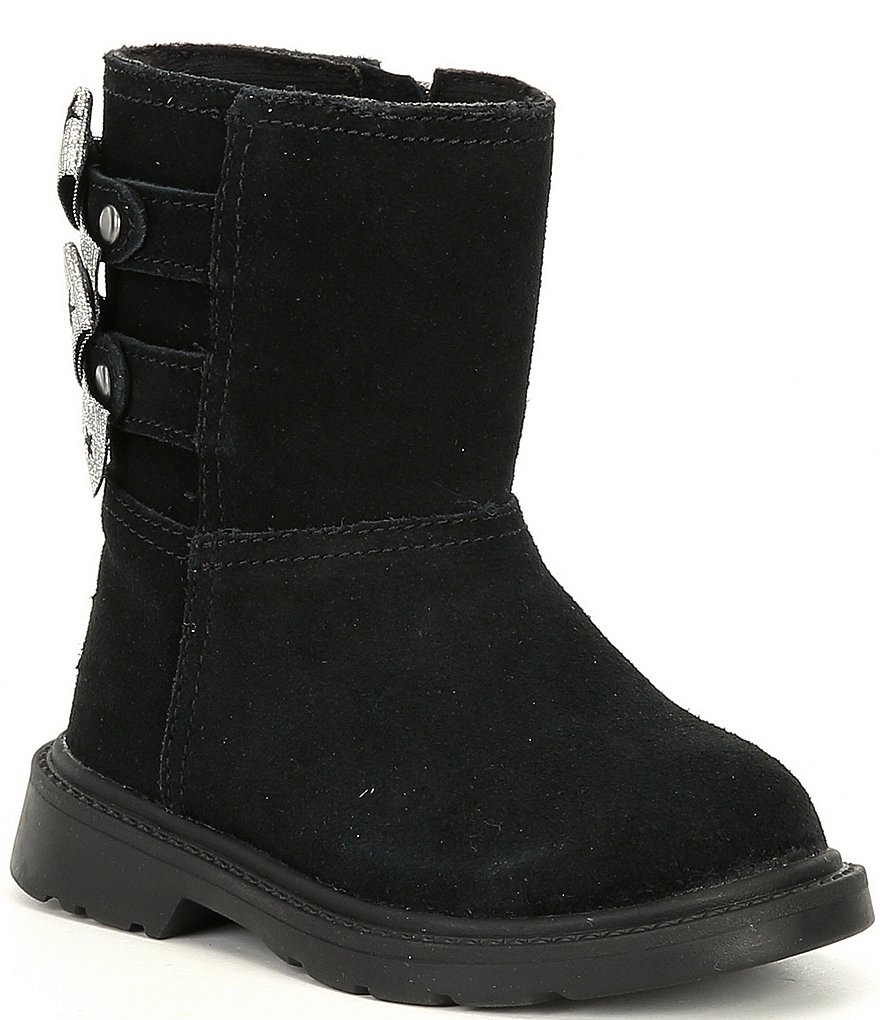 UGG&reg; Girls' Tillee Suede Bow Boots (Toddler)