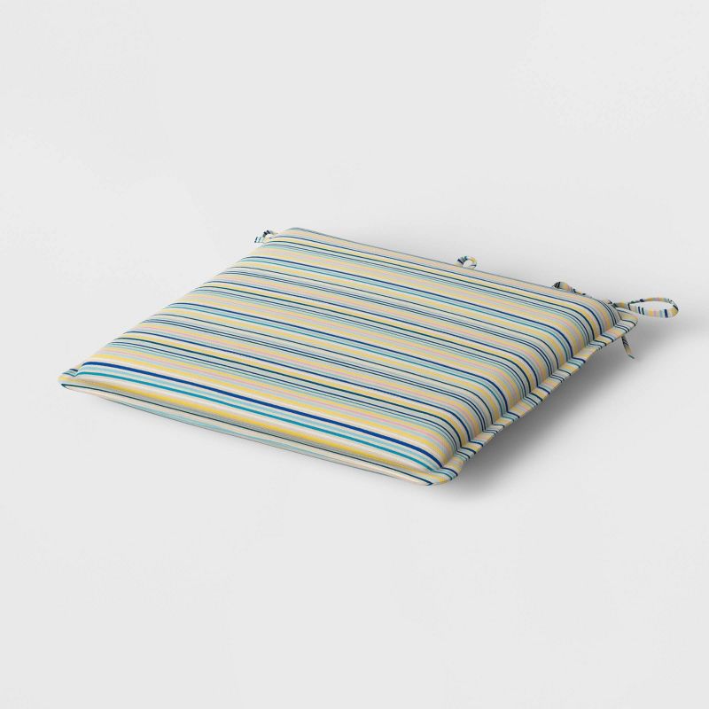 Seat Pad Cushion DuraSeason Fabric™ Joyful Stripe - Opalhouse™