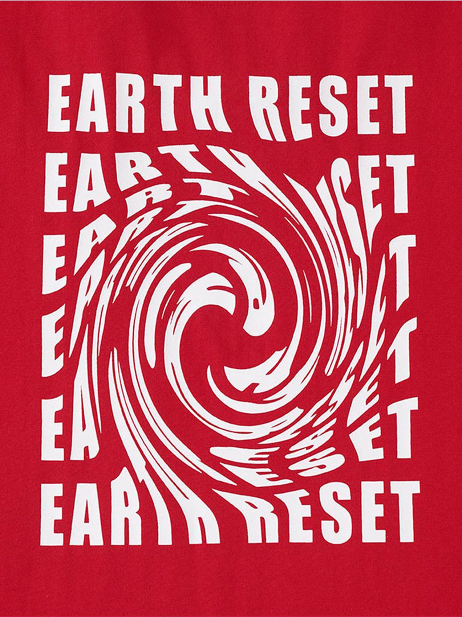 Edheads Kids Red Cotton Printed T-Shirt