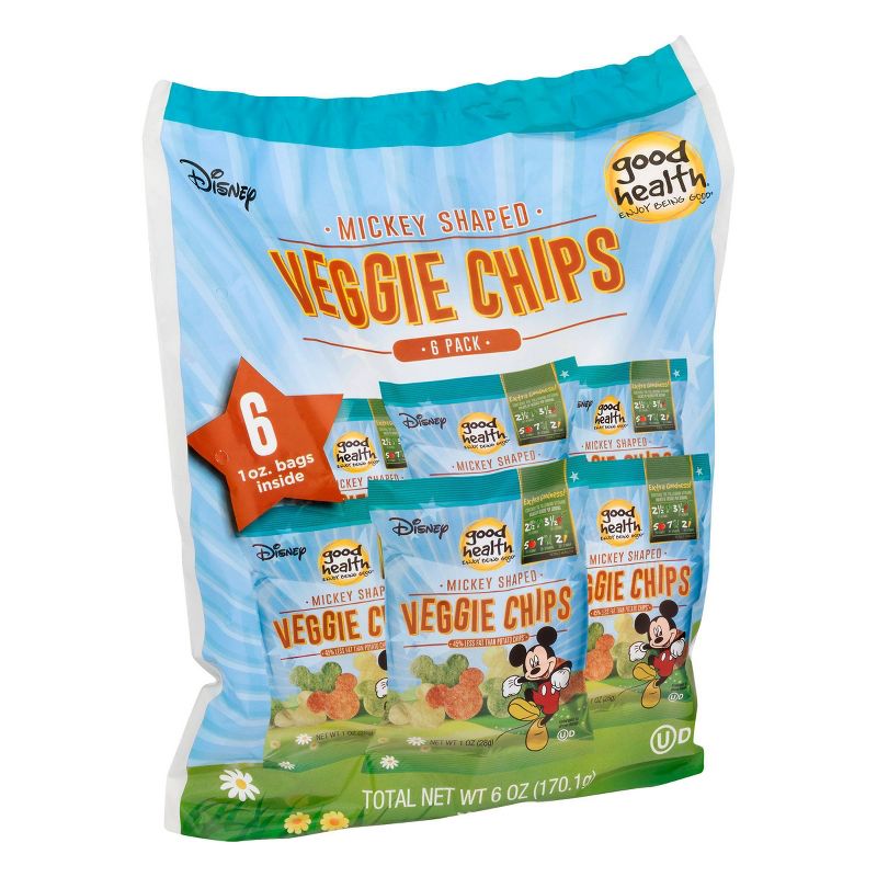 Good Health Disney Mickey Shaped Veggie Chips - 6oz - 6ct