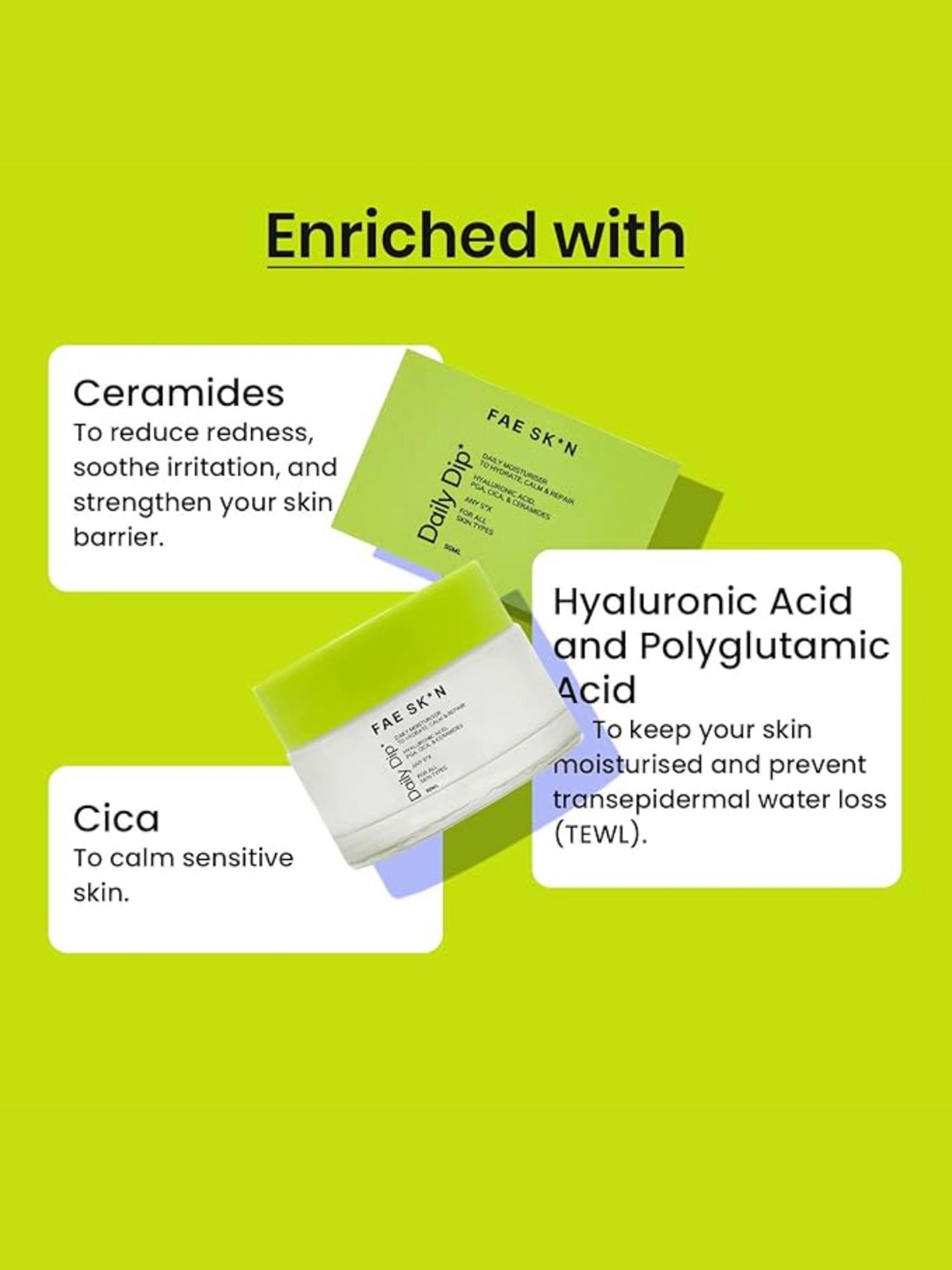 FAE Beauty Daily Dip Daily Moisturiser - 50 ml