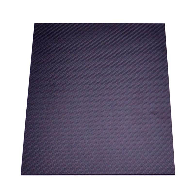 Carbon Fiber Plate Panel Sheets 200mm X 250mm X 2mm Thickness Pure Carbon Fiber Board
