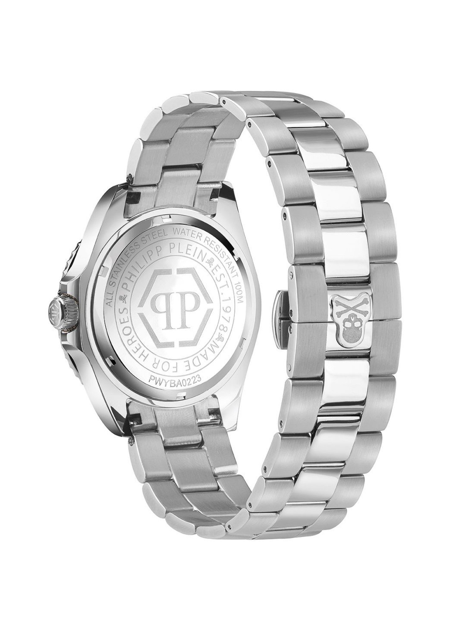 PHILIPP PLEIN GMT-I Challenger Men Black Round Dial Analog Watch - PWYBA0223