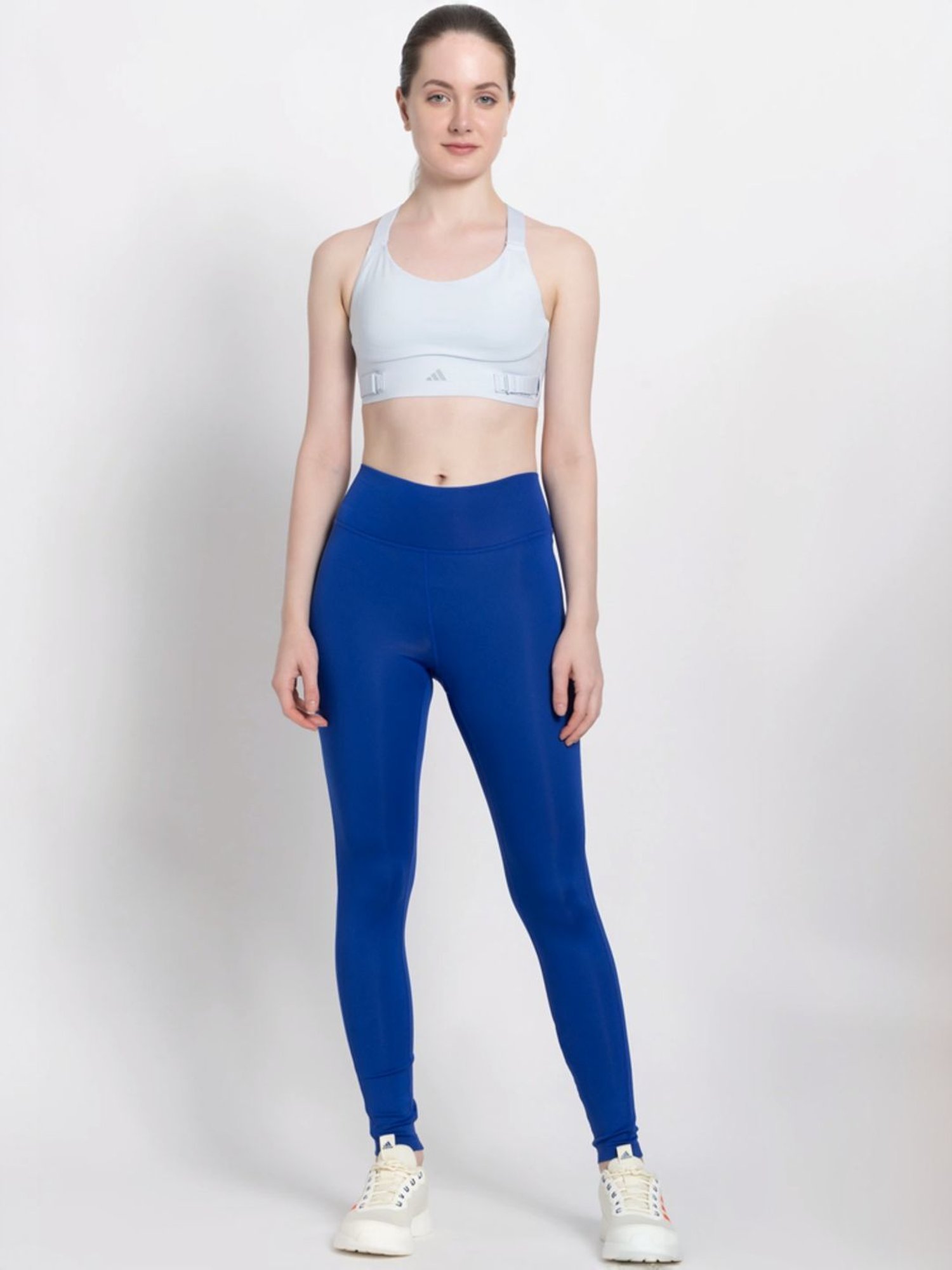 KENDALL + KYLIE White Printed Sports Tights