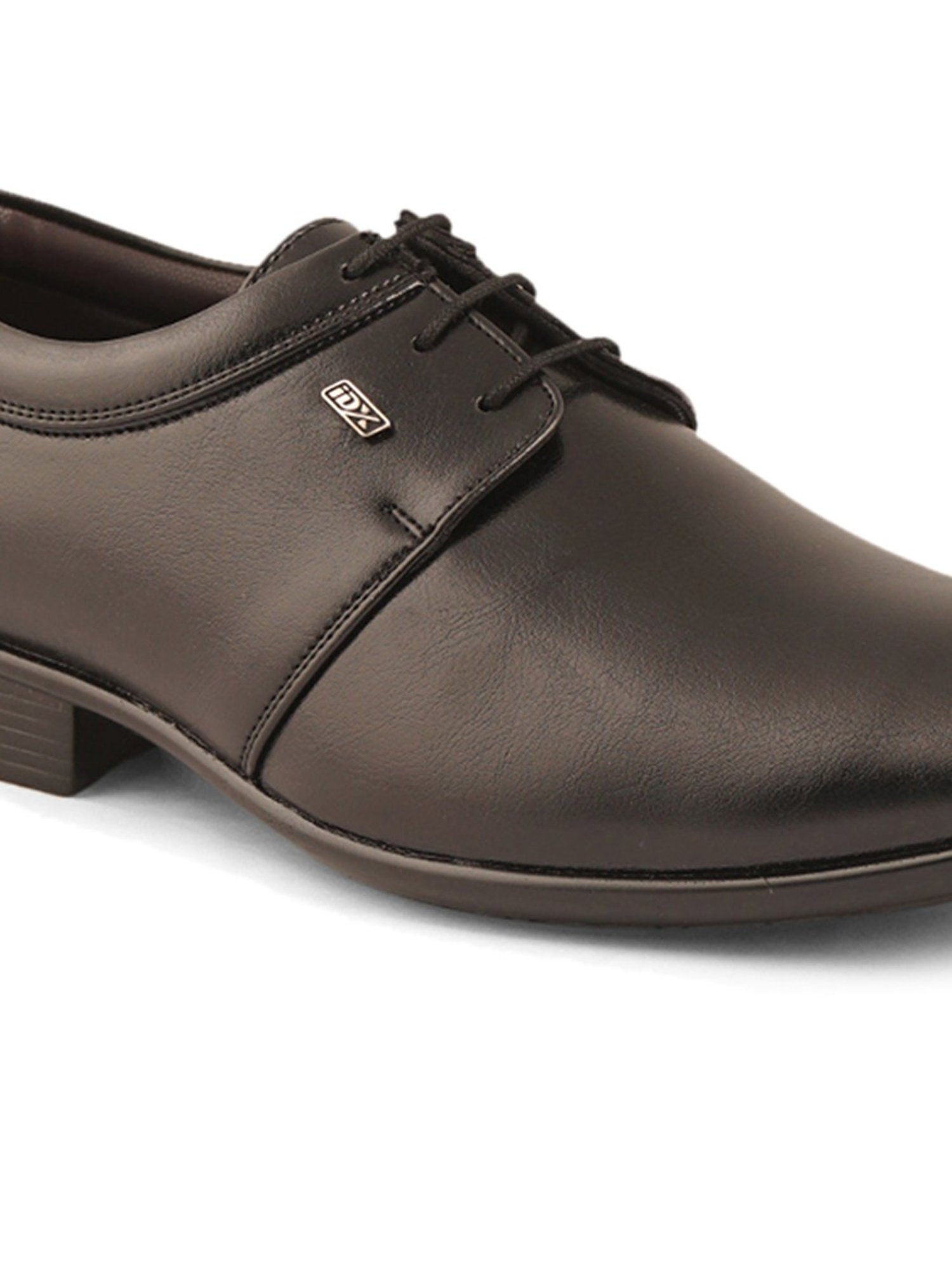ID Men's Black Derby Shoes