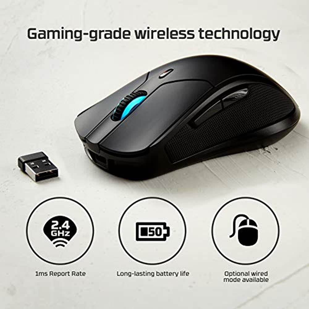 HyperX Pulsefire Dart HX-MC006B Black Wired / Wireless Gaming Mouse