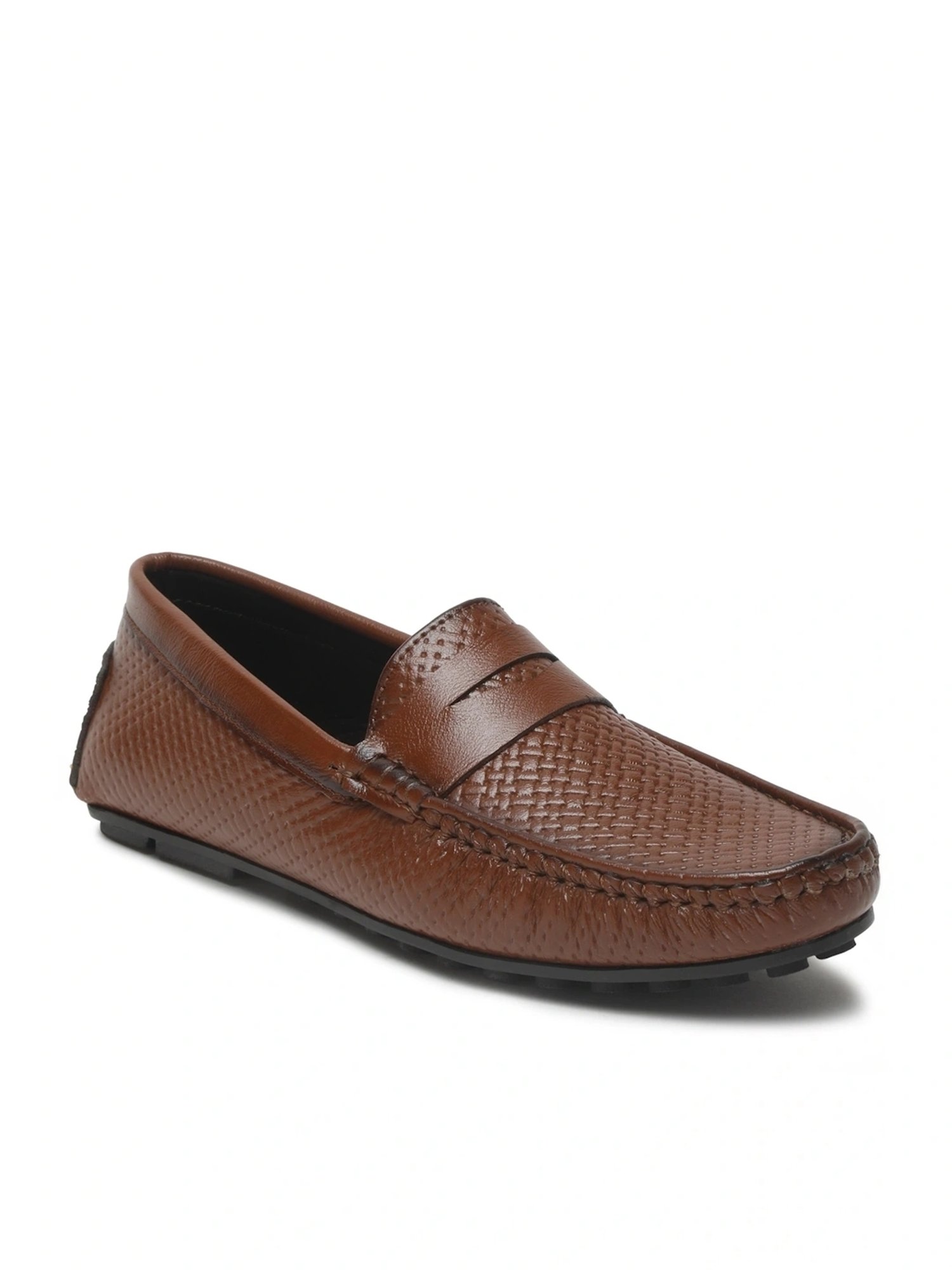 Teakwood Leathers Men's Brown Casual Loafers