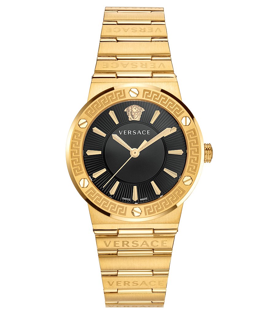Versace Women's Greca Gold Link Watch