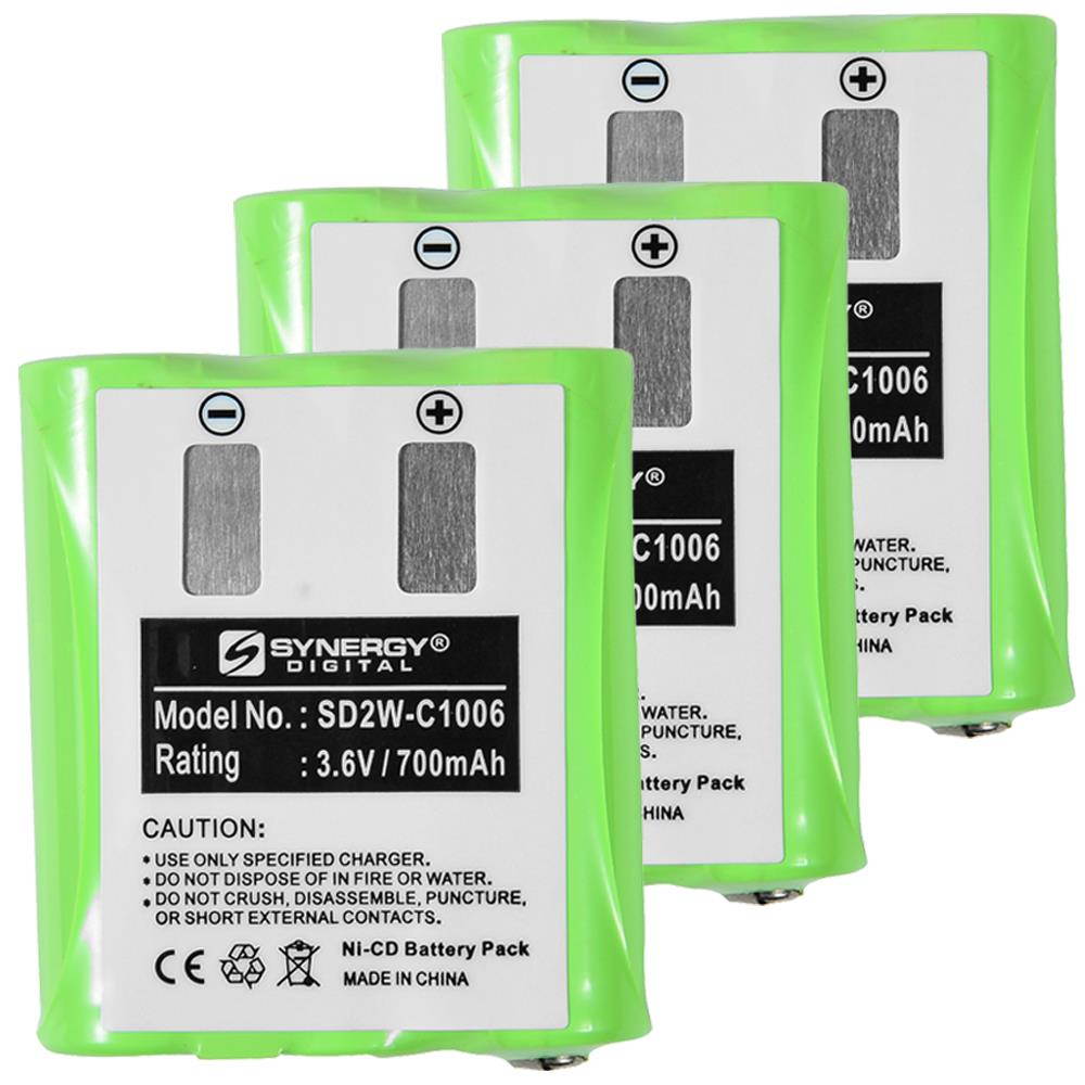 Motorola T5320 2-Way Radio Battery Combo-Pack includes: 3 x SD2W-C1006 Batteries