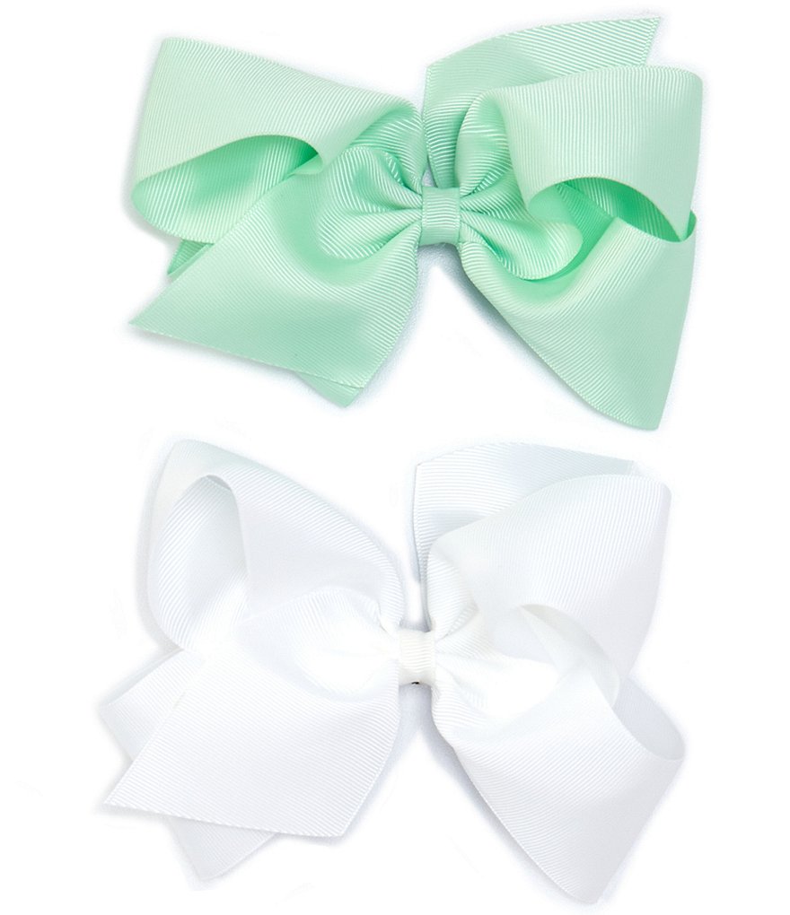 Copper Key Girls Grosgrain King Bows 2-Pack