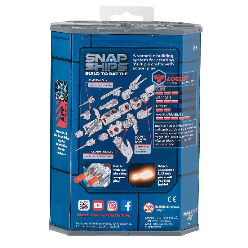 Snap Ships Locust K.L.A.W. Stealth Craft