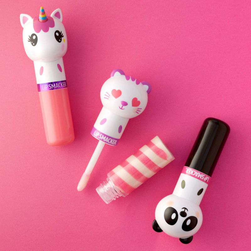 Lip Smacker Lippy Pal Lip Balm - Unicorn/Panda/Kitten - 3pk