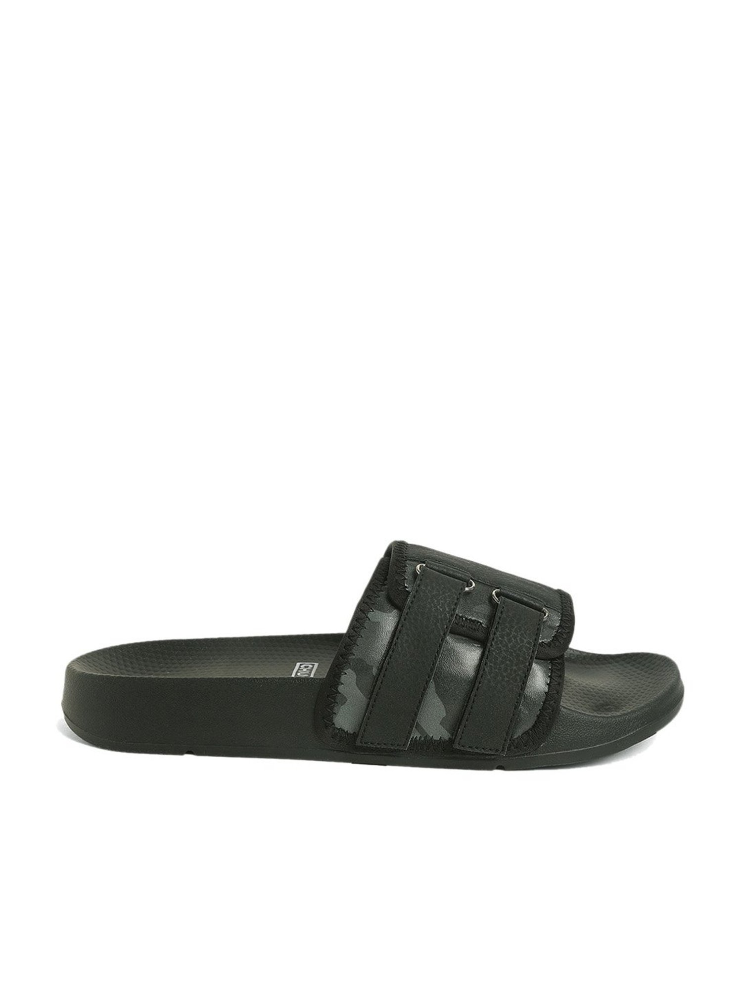 Chupps Men's Black Slides