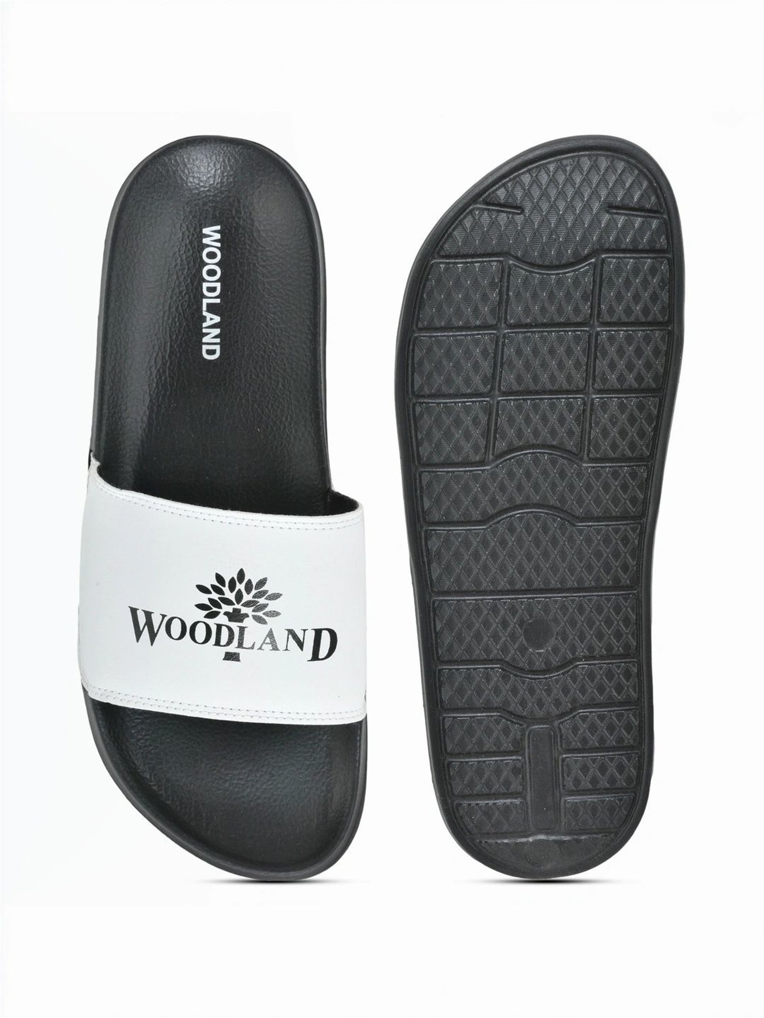 Woodland Men's White Slides