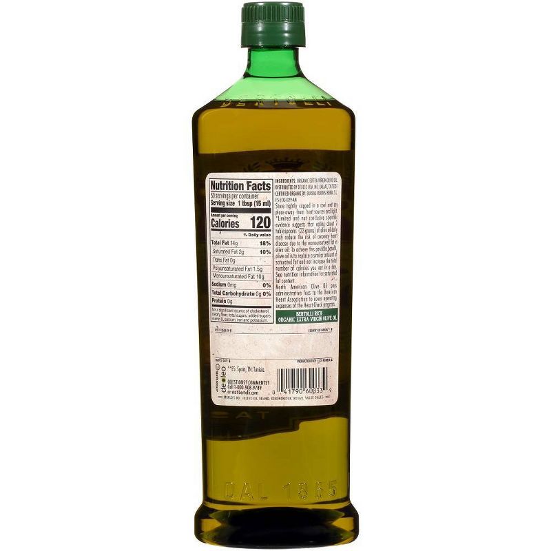 Bertolli Organic Extra Virgin Olive Oil - 25.36oz