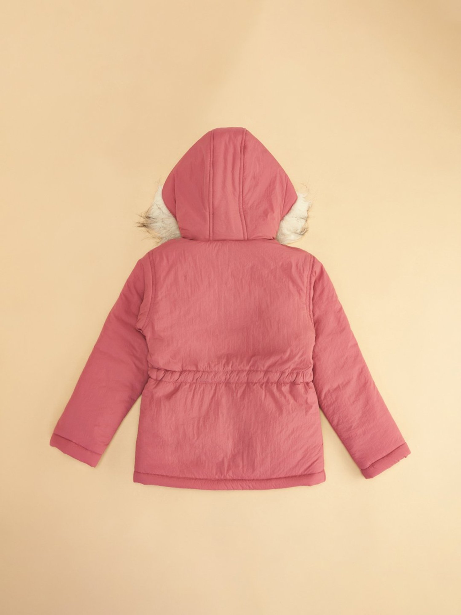 Elle Kids Black Self Pattern Jacket