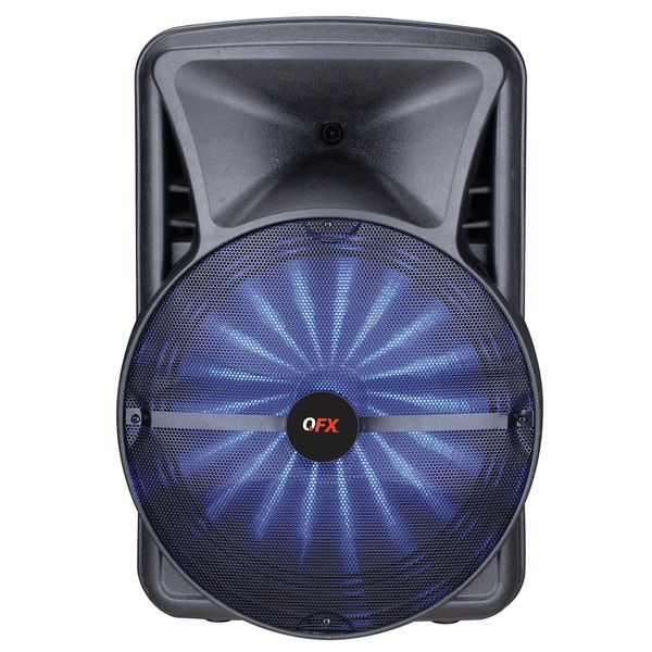qfx pbx-bf25 rechargeable 15 inch party speaker