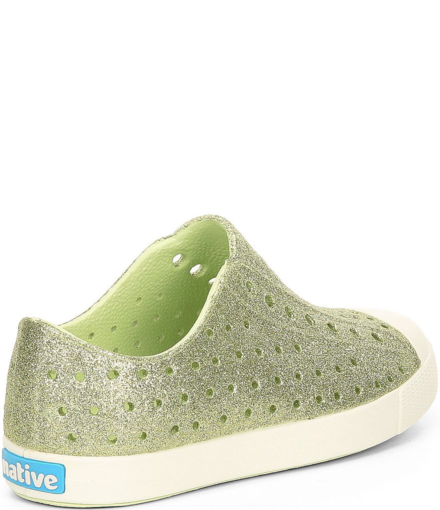Native Girls' Jefferson Bling Glitter Slip-On Sneakers (Infant)