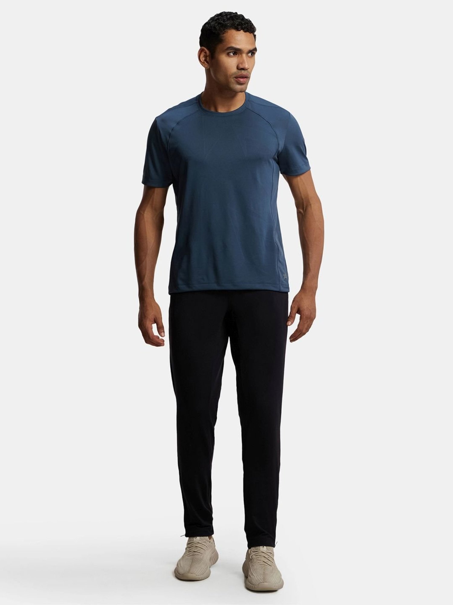 Basics Green Jogger Track Pant