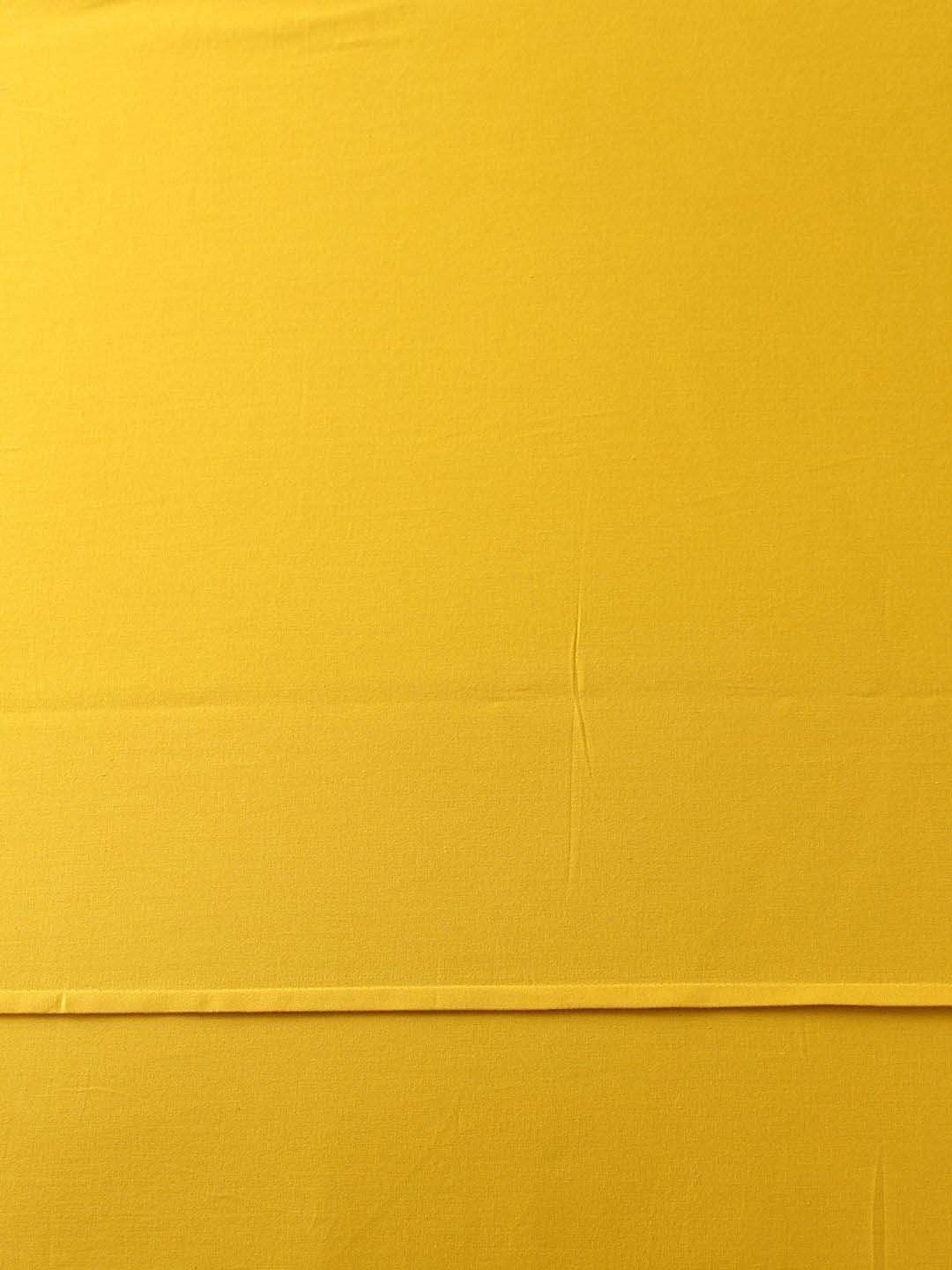 House This Piyambu Mustard Cotton 180 TC Single Bedsheet with 1 Pillow Cover