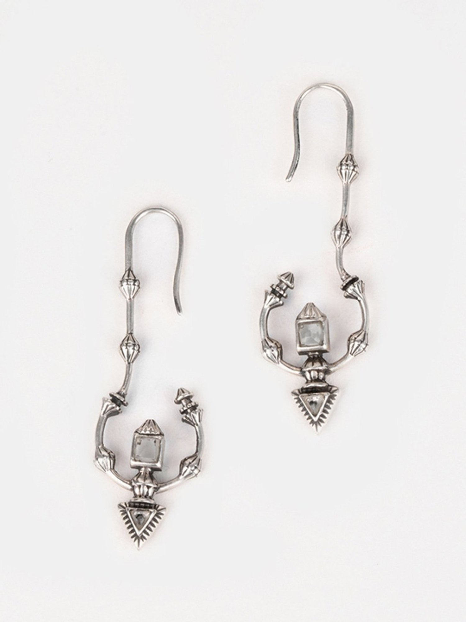 Shaya 92.5 Sterling Silver A Muse Called Jyoti Esther Greenwood Earrings in Oxidised 925 Silver