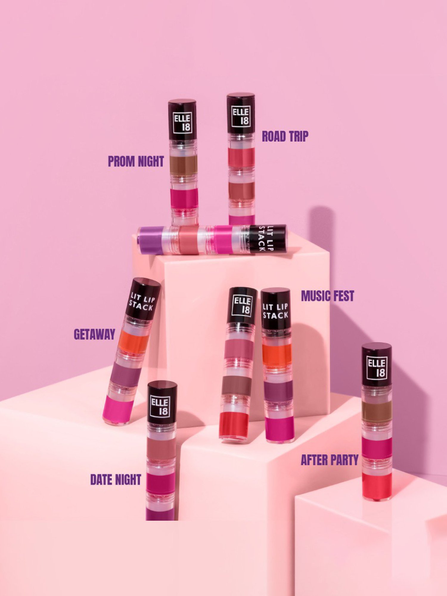 Elle 18 Lit Lip Stack Music Fest - 4.5 ml