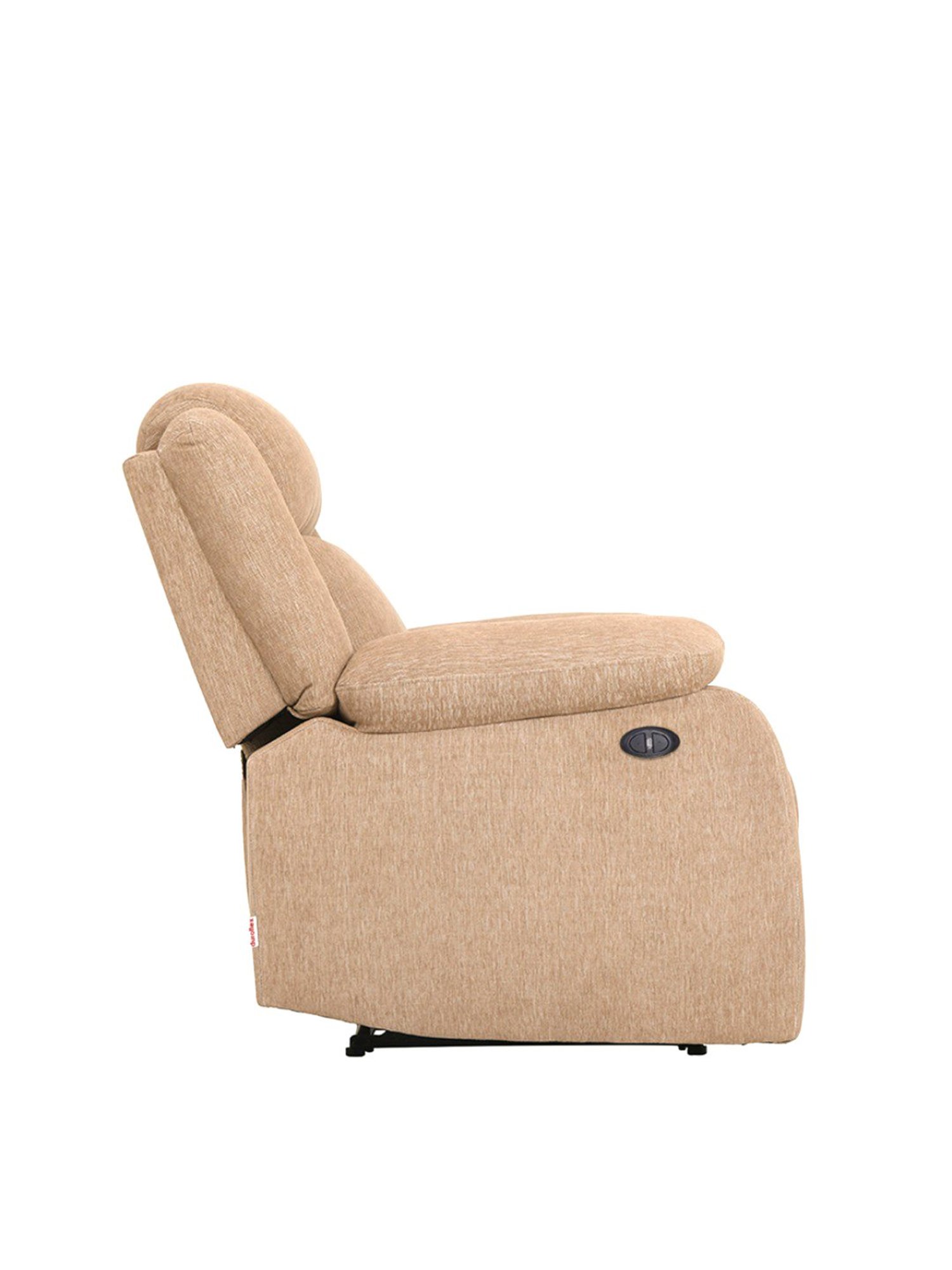 Duroflex Avalon Brown Wood E - Motorized Electric Powered Single Seater Recliner with USB Port