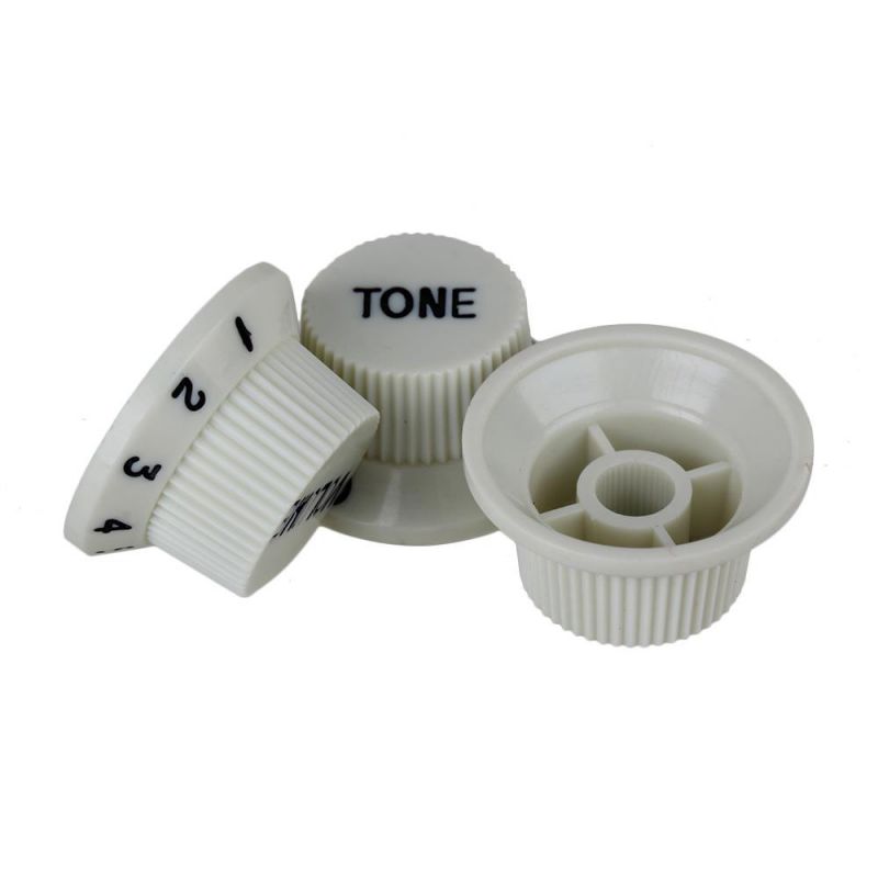 BQLZR 5piece Hut UFO Bell Control Knob 1 Volume 2 Tone for Electric Guitar Mint Green