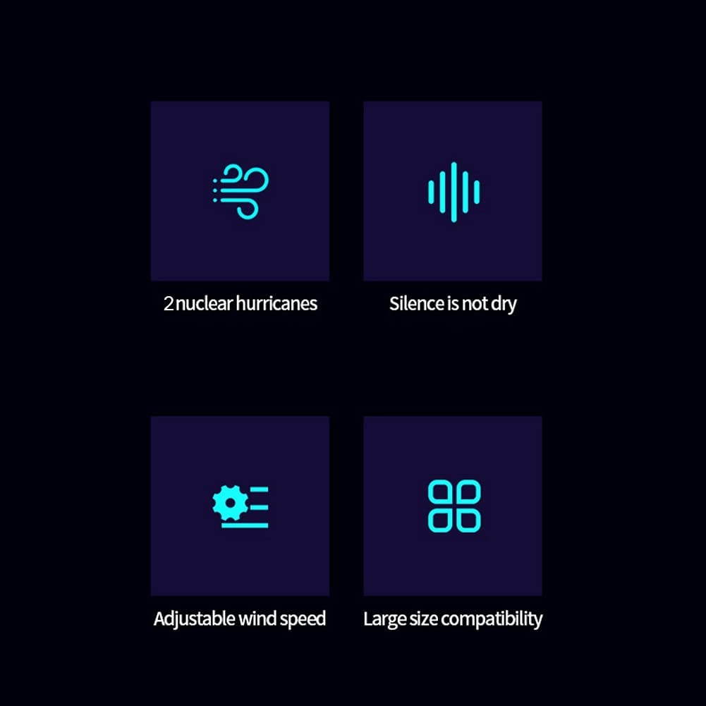 Yuangower Q100 Laptop Cooling Pad with 2 Fans 4-Level Height Adjustment Cooler Stand,Laptop Cooler,Notebook Cooler,Cooling Fan Portable