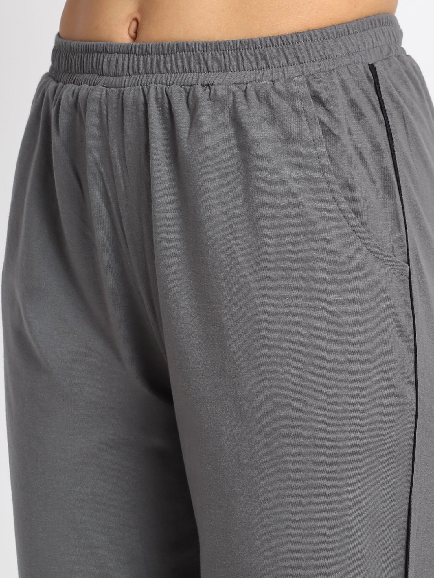 Boston Club Grey Cotton Shirt With Pyjamas