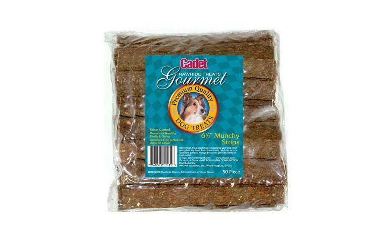Cadet 6.5 Inch Rawhide Strips (20 x 50 Pack)