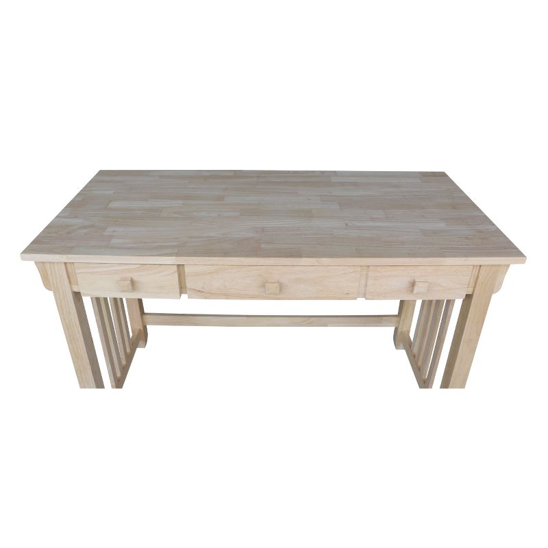 Mission Computer Desk - Unfinished - International Concepts