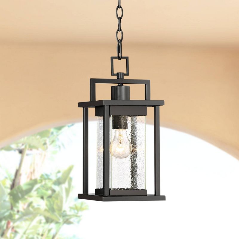 Bel Air Lighting Outdoor Hanging Pendant Black