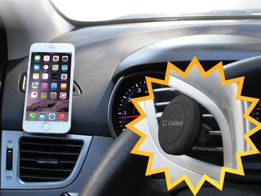Cellet Black Extra Strength Magnetic  Car Vent Smartphone Holder