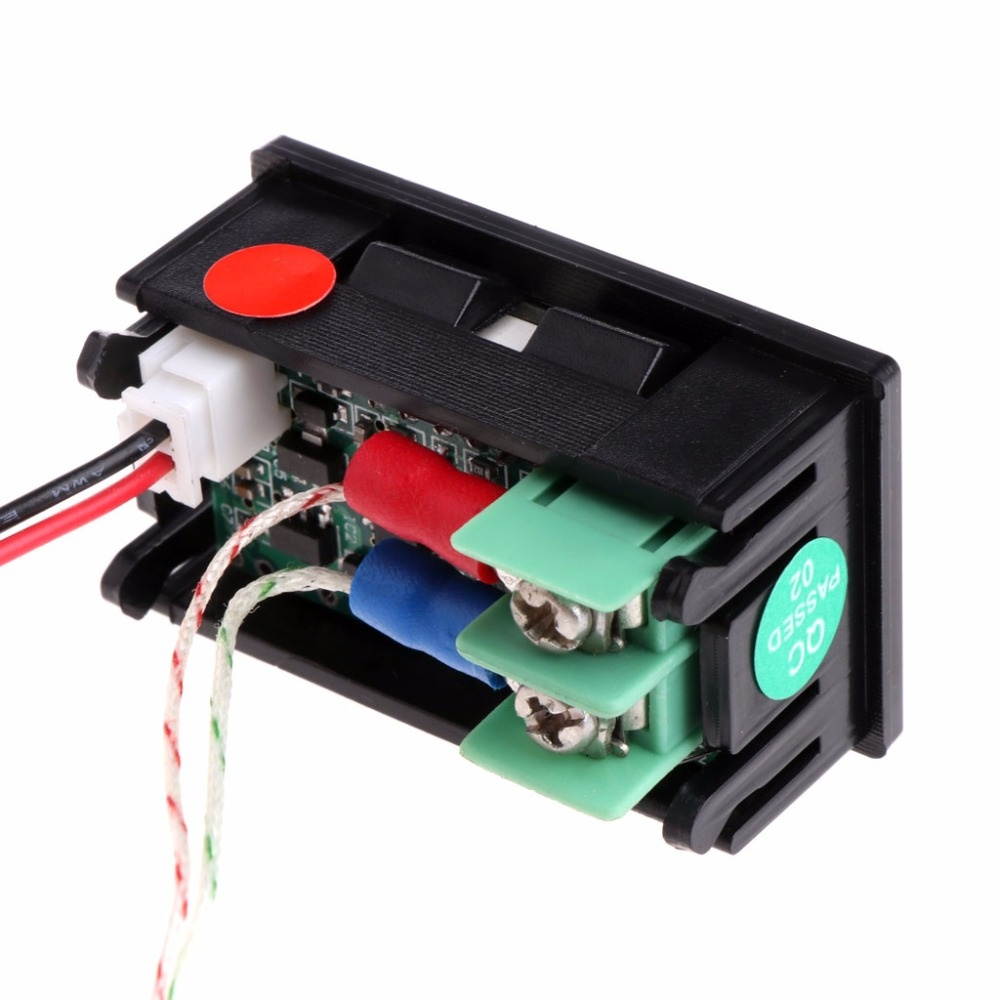 3pcs XH-B310 Digital Tube Green LED Display Thermometer 12V Temperature Meter K-type M6 Thread Thermocouple Tester -30~800C Thermograph