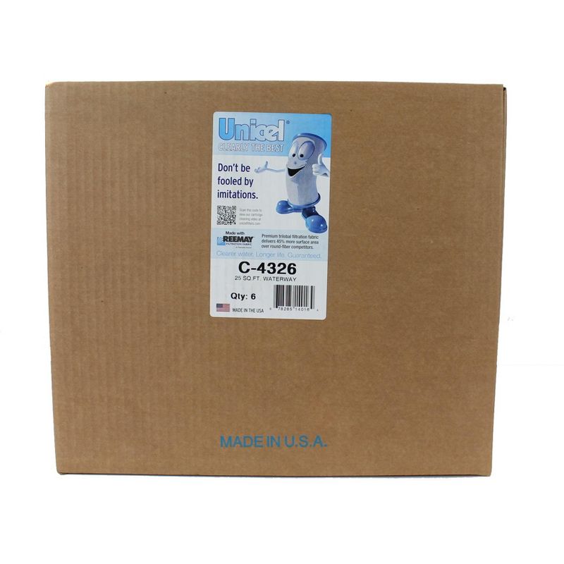 6) Unicel C-4326 Rainbow Waterway Pool Spa Filter Replacement Cartridges C4326