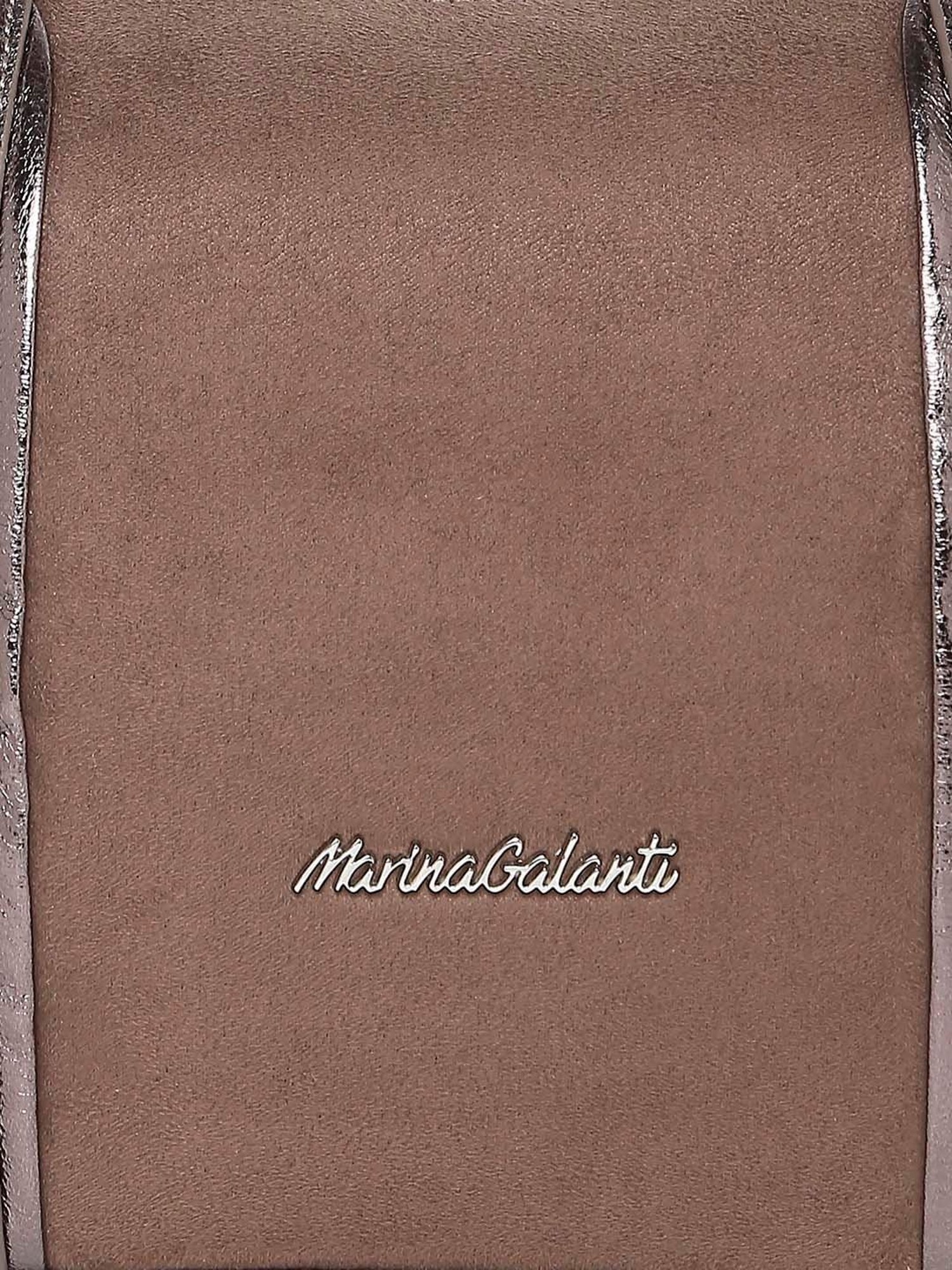 Marina Galanti Brown Solid Medium Sling Handbag