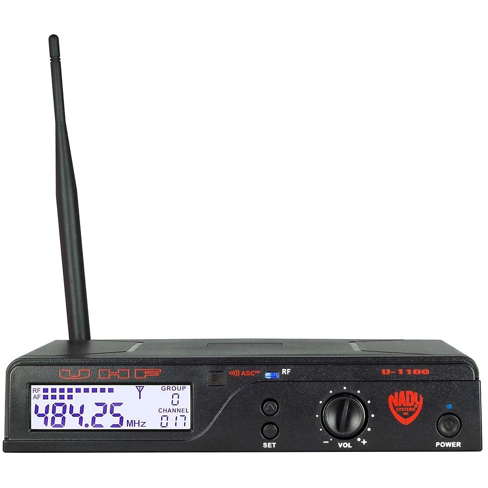 Nady U-1100 LT - 100 Channel UHF Wireless System with Omnidirectional Lavalier/Lapel Microphone Band B
