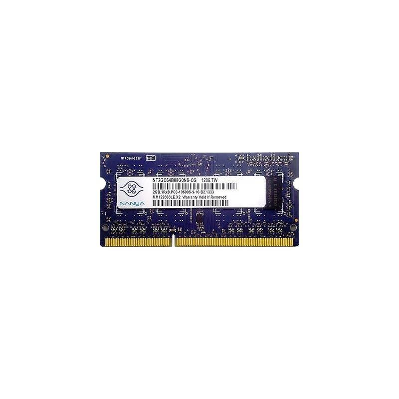 NANYANanya Nt2Gc64B88G0Ns-Di Nanya 2Gb 204P Pc312800 Cl11 8C 256X8 Ddr31600 1Rx8 1.5V Sodimm Memory
