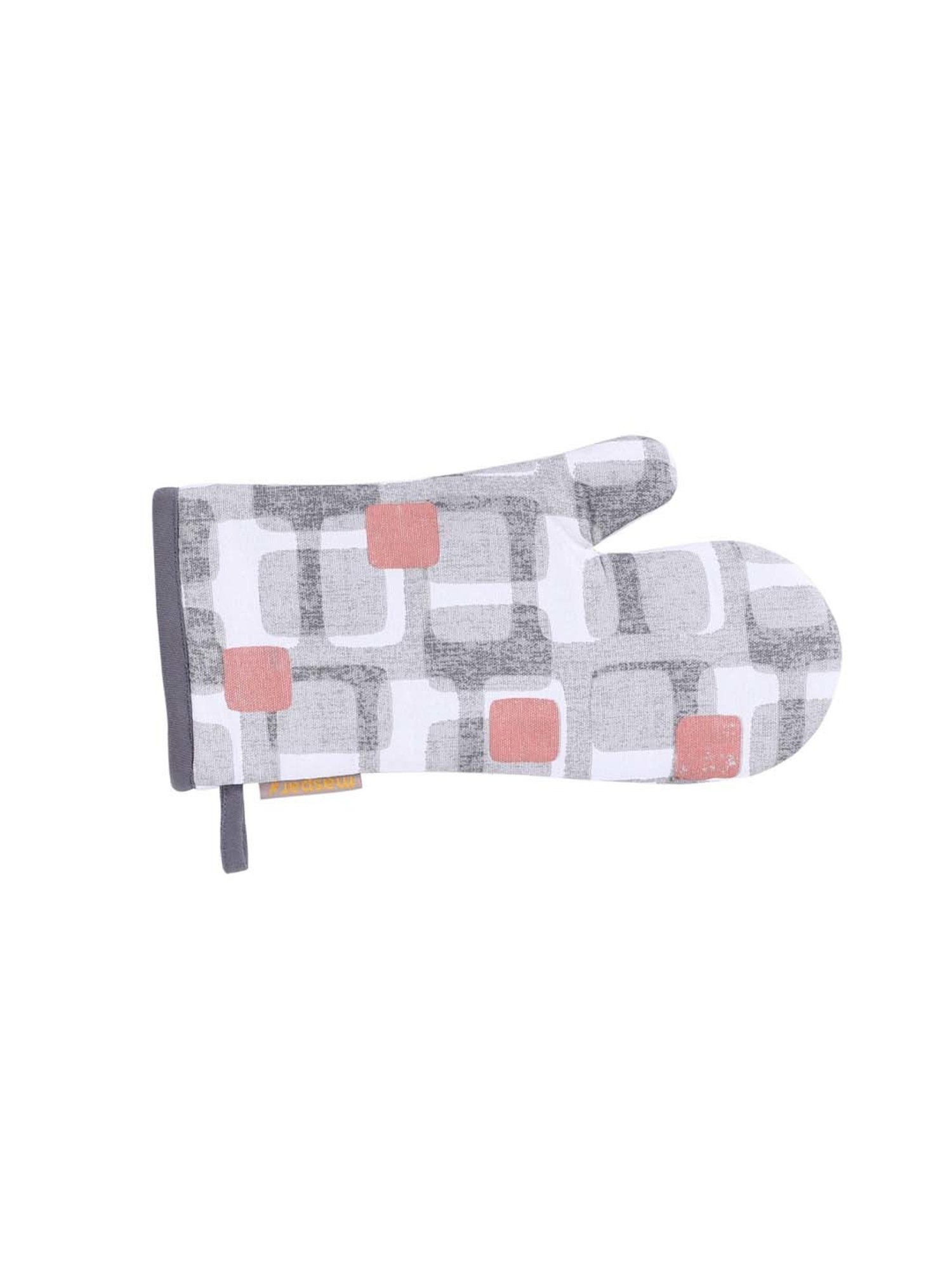 Ariana Yellow & White Cotton Kitchen Apron with Pocket