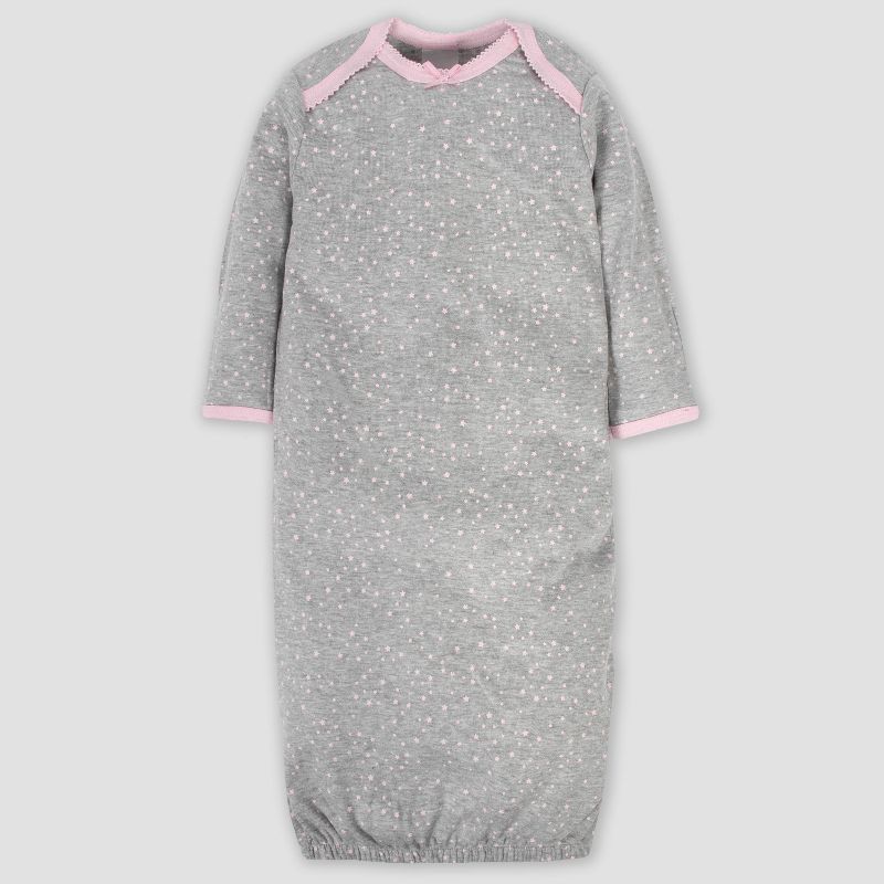 Gerber Baby Girls' 4pk Bunny Nightgown - Pink