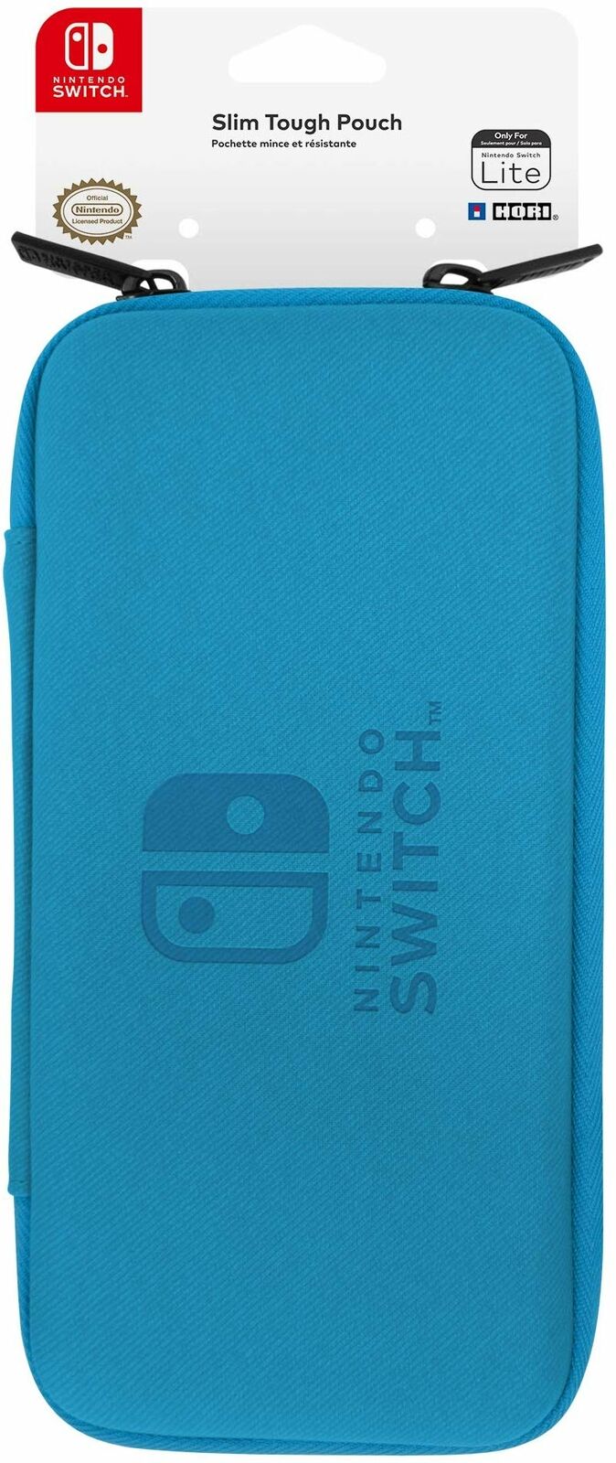 Hori Official Nintendo Switch Lite Slim Tough Pouch Case - Blue