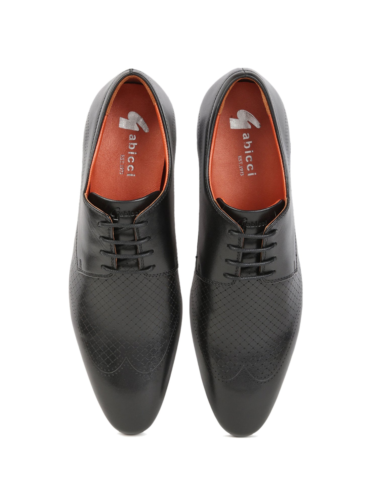 Gabicci Men's Debonair Black Derby Shoes