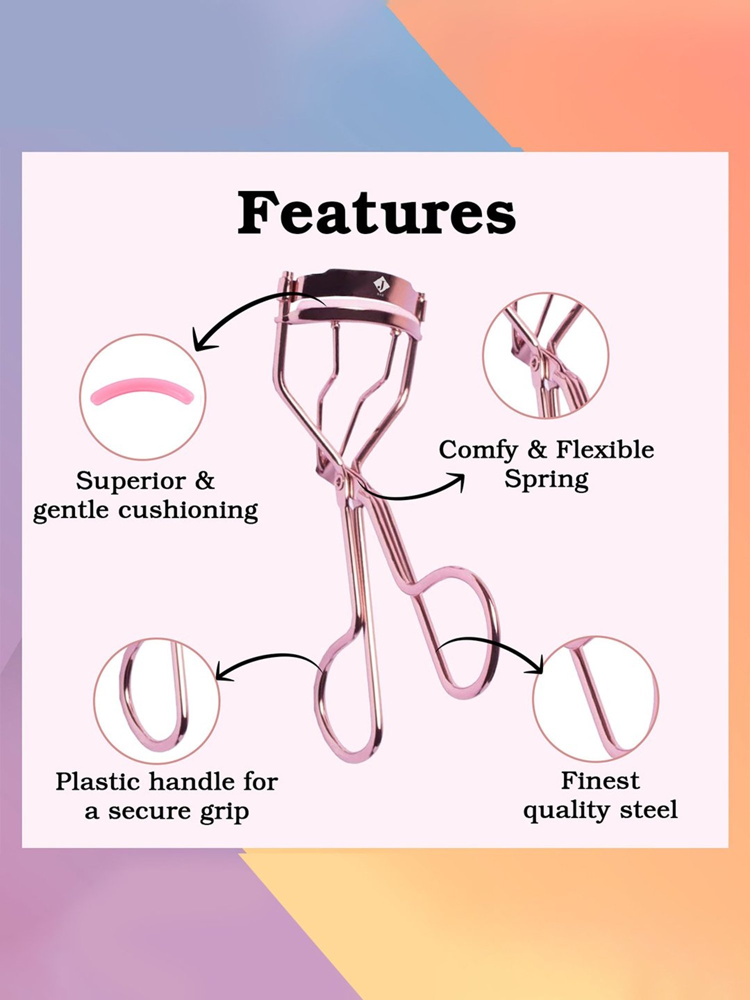 GUBB Gold Eyelash Curler for Women