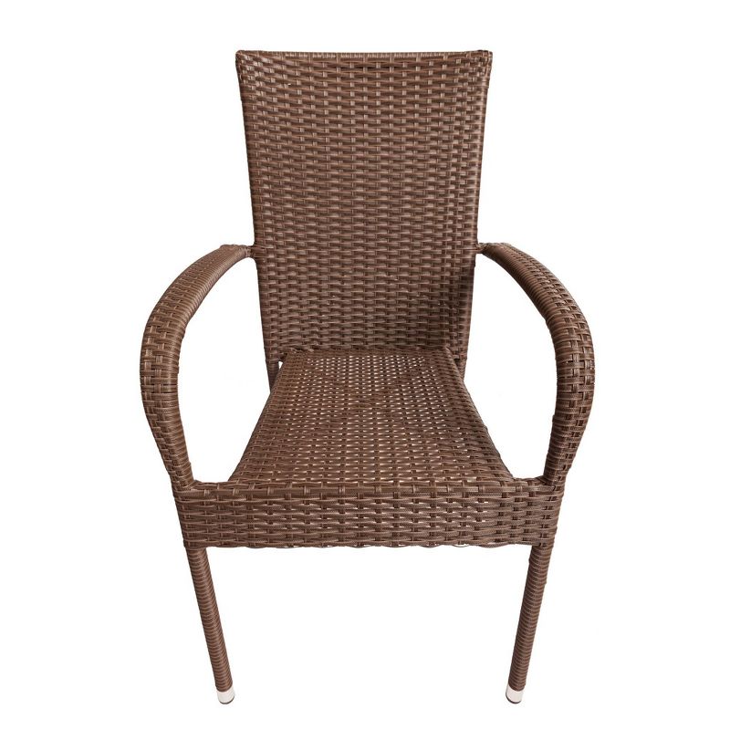 Morgan 4pk Outdoor Patio Wicker Chair - Balkene Home